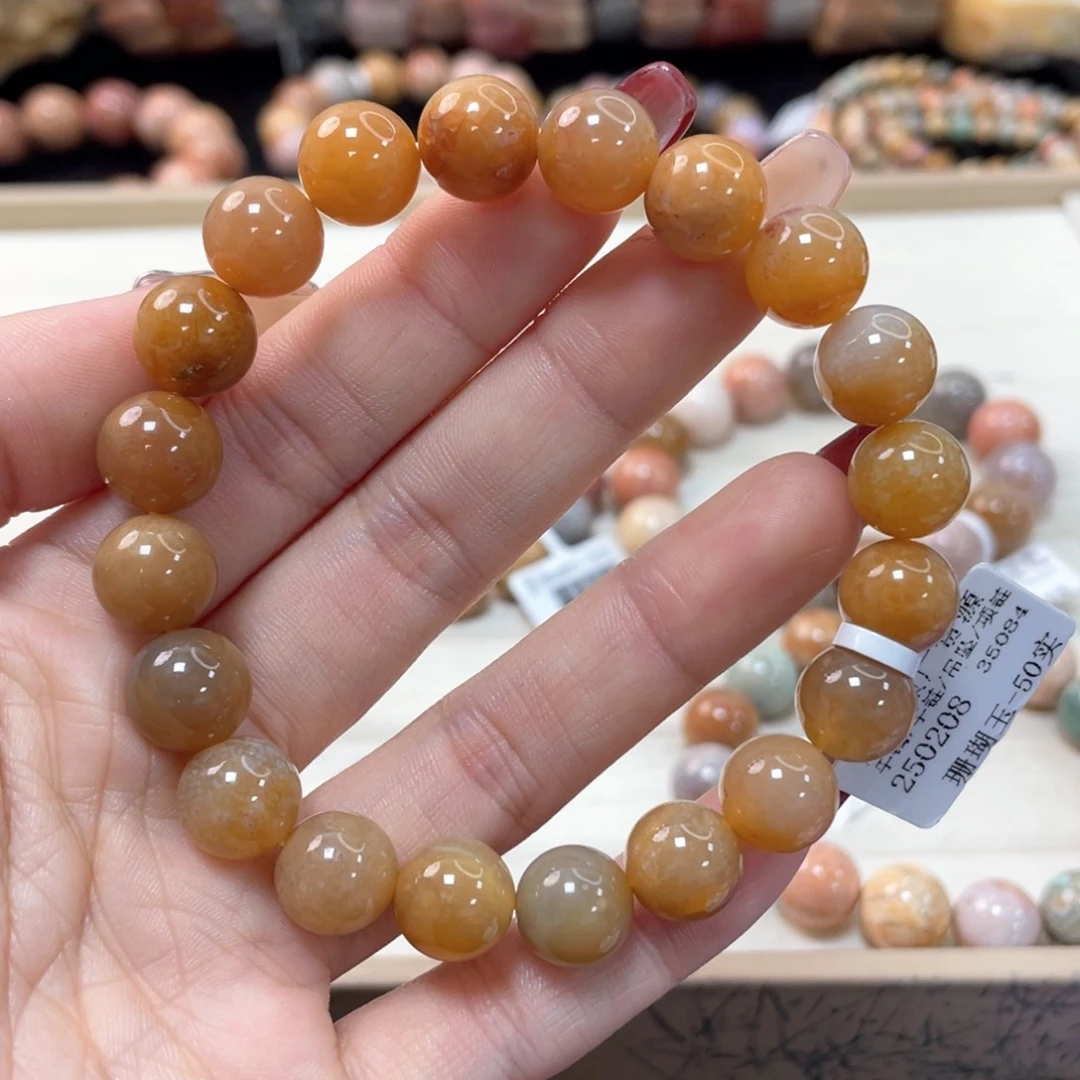 硅化珊瑚（珊瑚玉）手链未镶嵌幸***门568