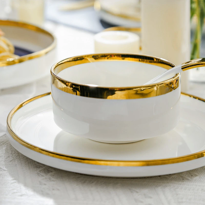 蓝染 4.5英寸米饭碗多只装家用陶瓷餐具