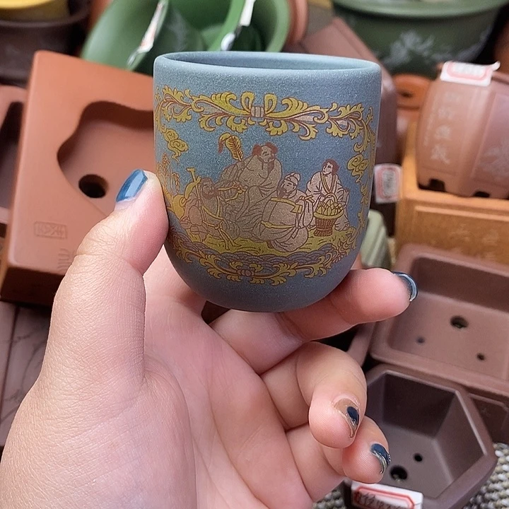 手工艺品琉璃宜兴紫砂精品花盆