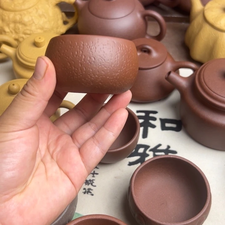 茶壶紫砂紫泥手工的80cc