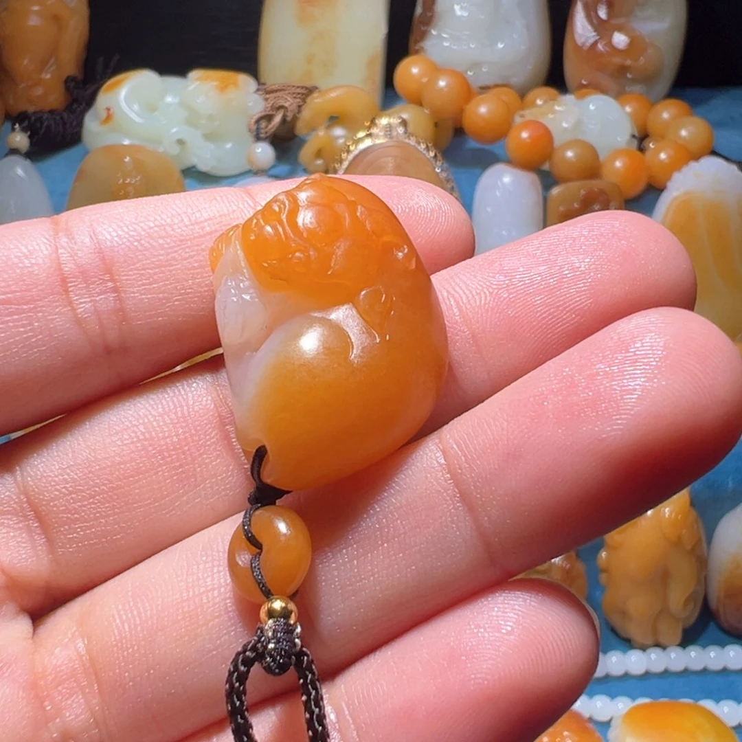 未镶嵌和田玉挂件真*