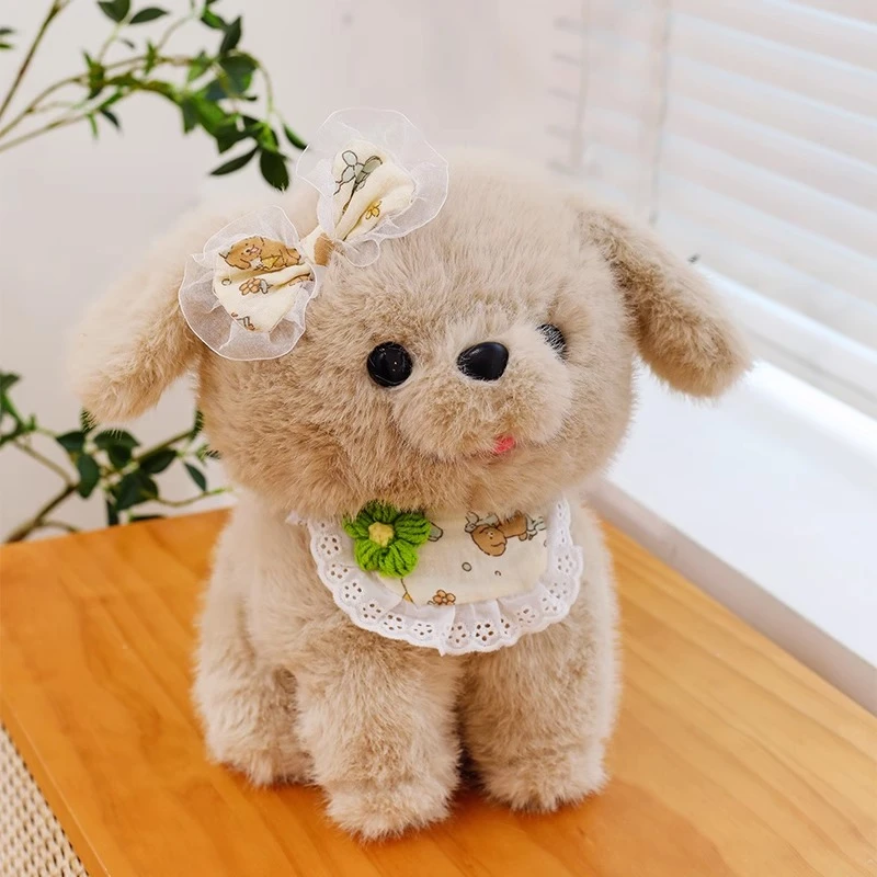 白色可爱小狗狗玩偶毛绒公仔玩具软萌比熊娃娃生日礼物儿童