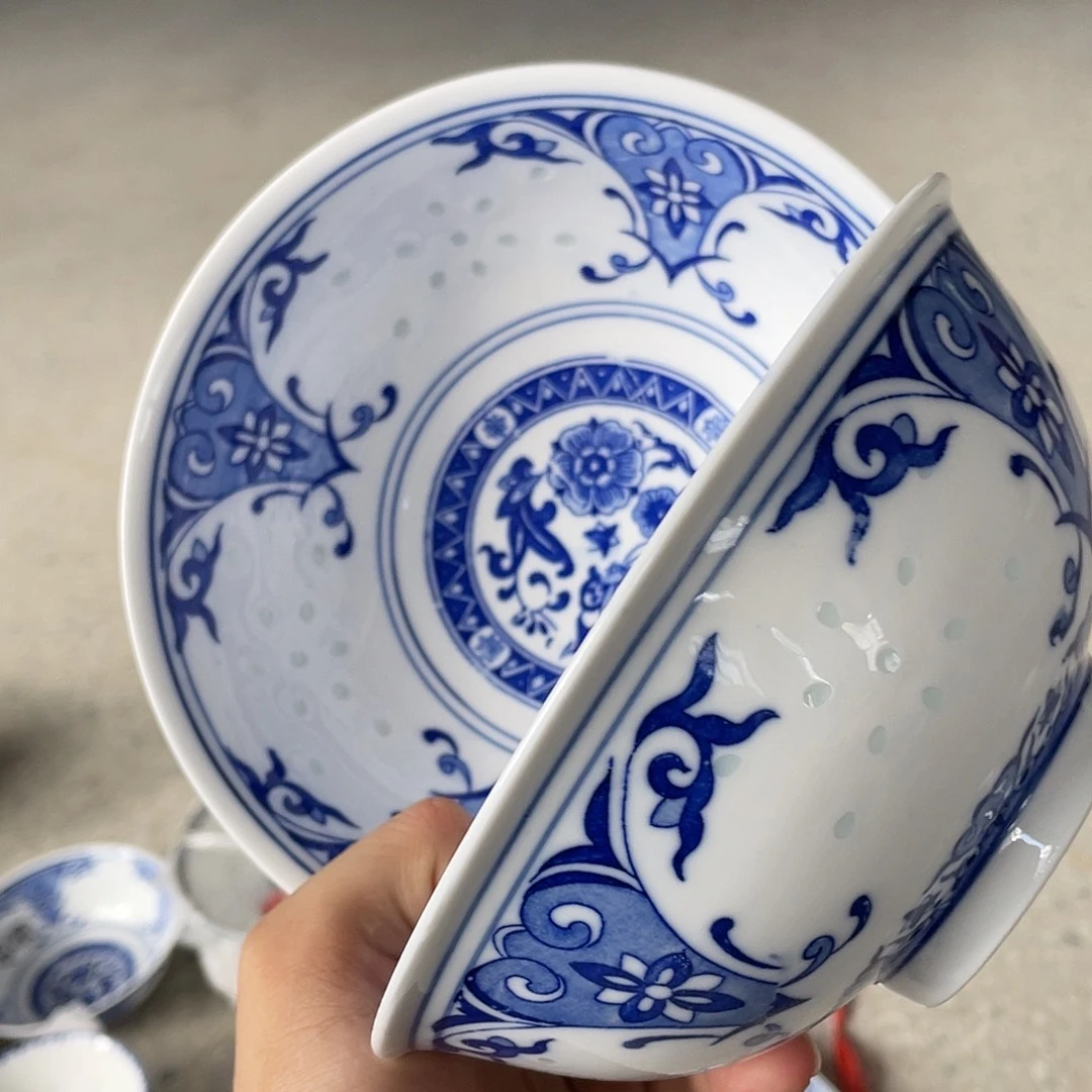 碗景德镇高温细白瓷餐具