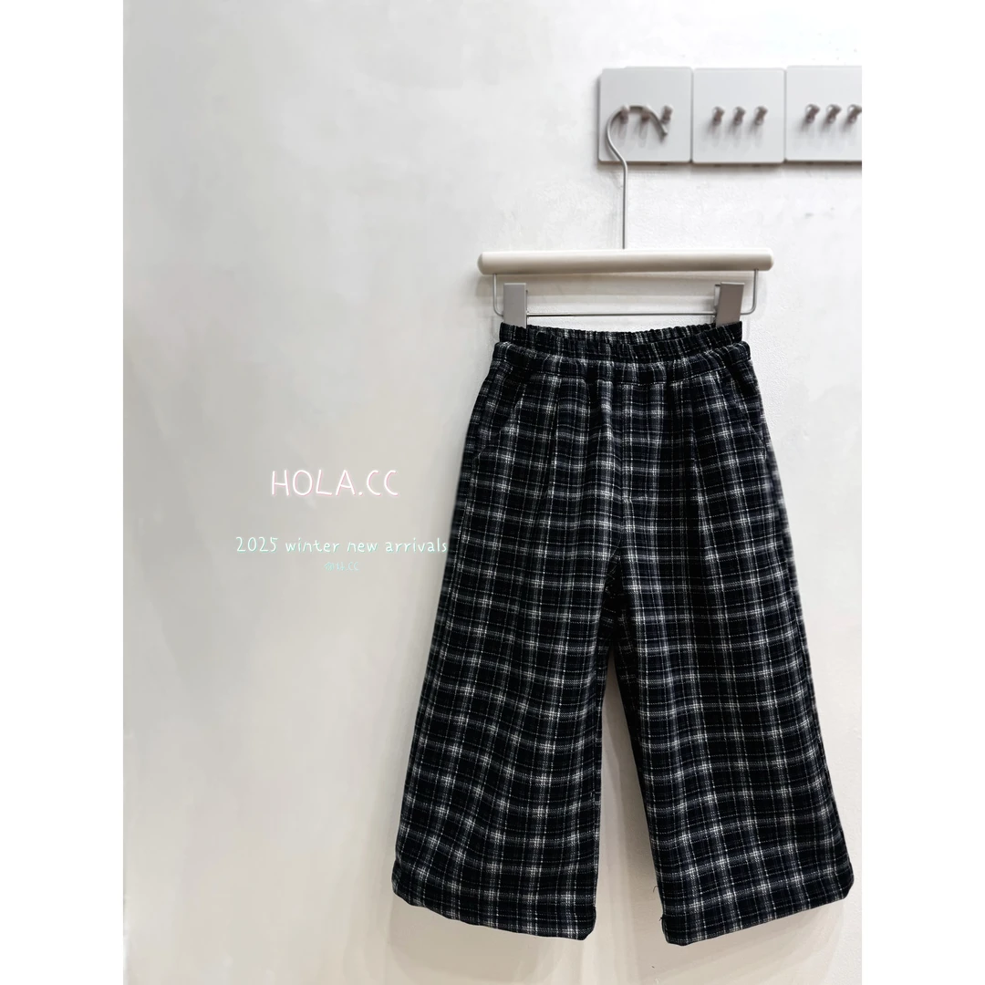 HOLA.CC·25冬~格子休闲裤6665（童装汉服）