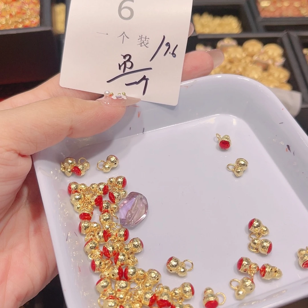 紫晶珠宝半成品银S925镀金镶嵌6