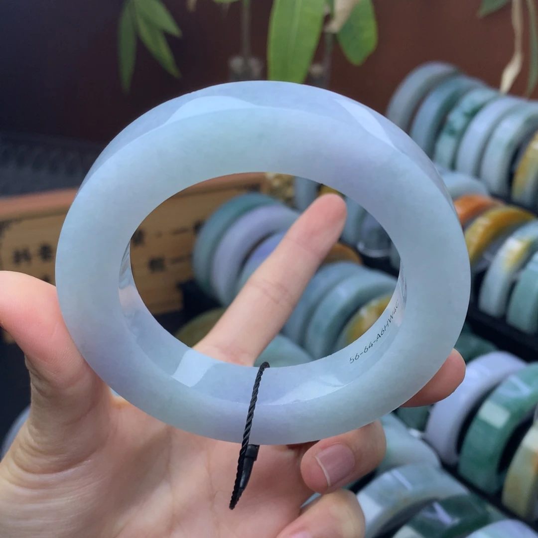 未镶嵌手镯定制翡翠定制不退不换56-64