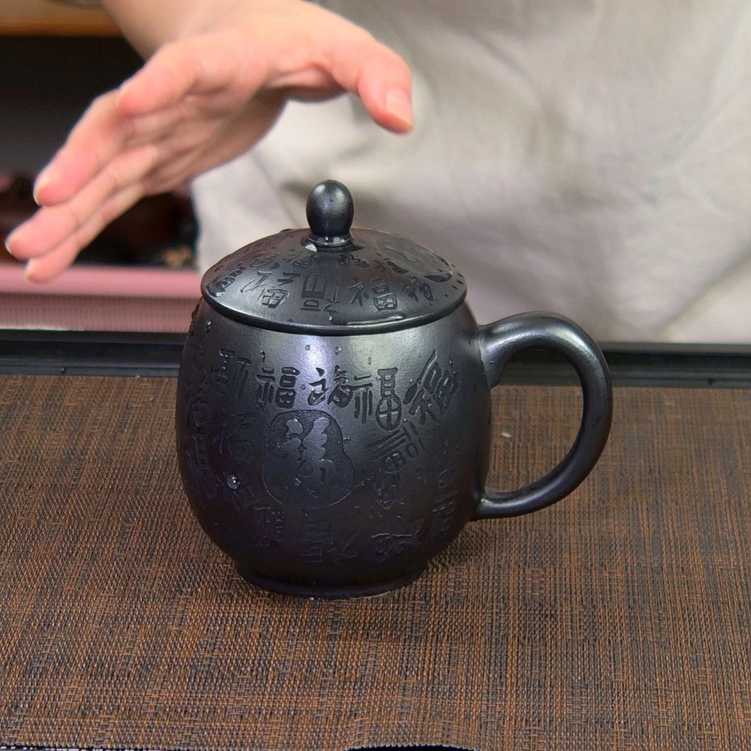 茶杯紫砂高货放漏