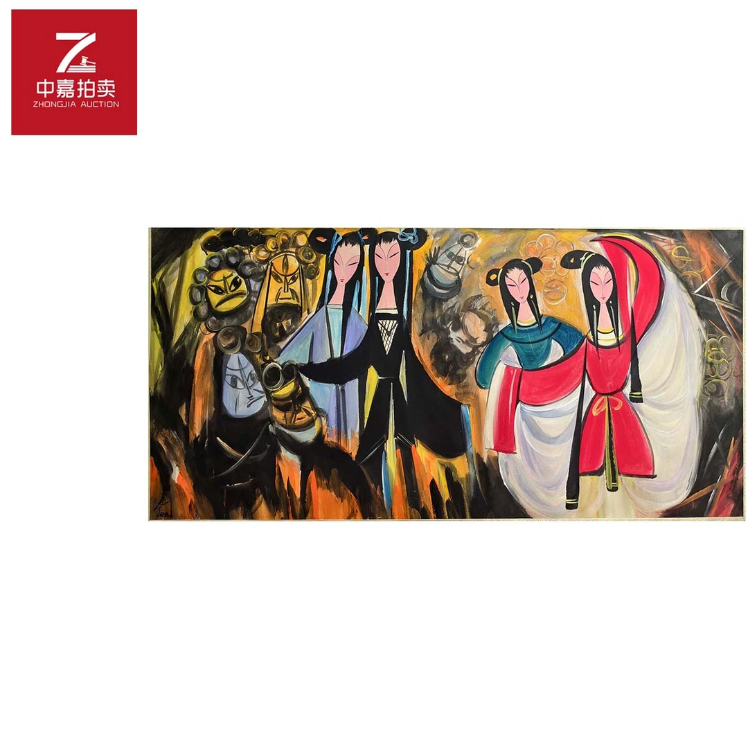 3-L0017lfm绘画镜片人物67x136