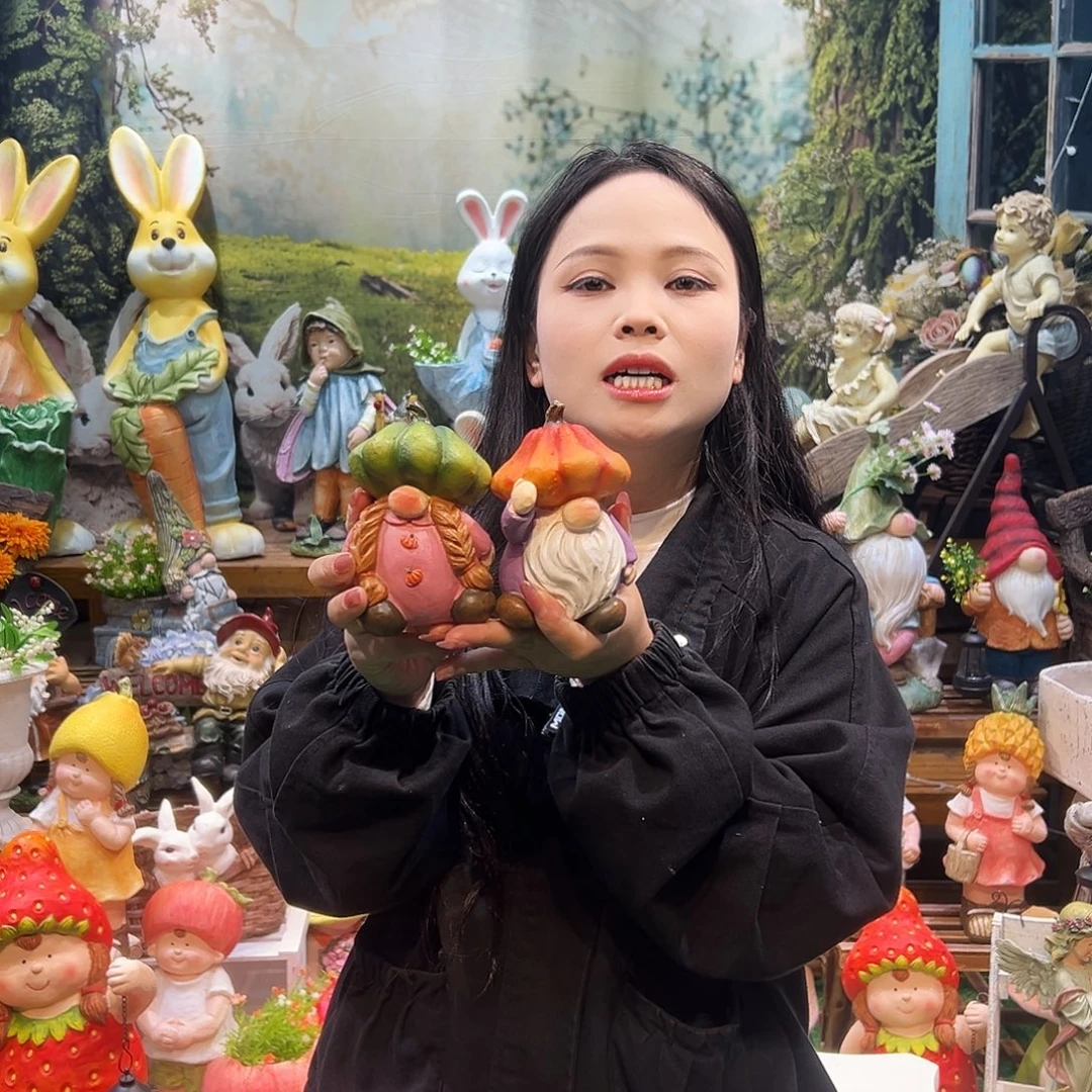 花园摆件红红火火