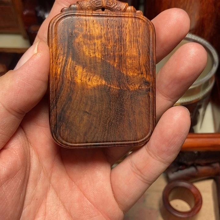 黄花梨/降香黄檀平安牌 5×7×1.1