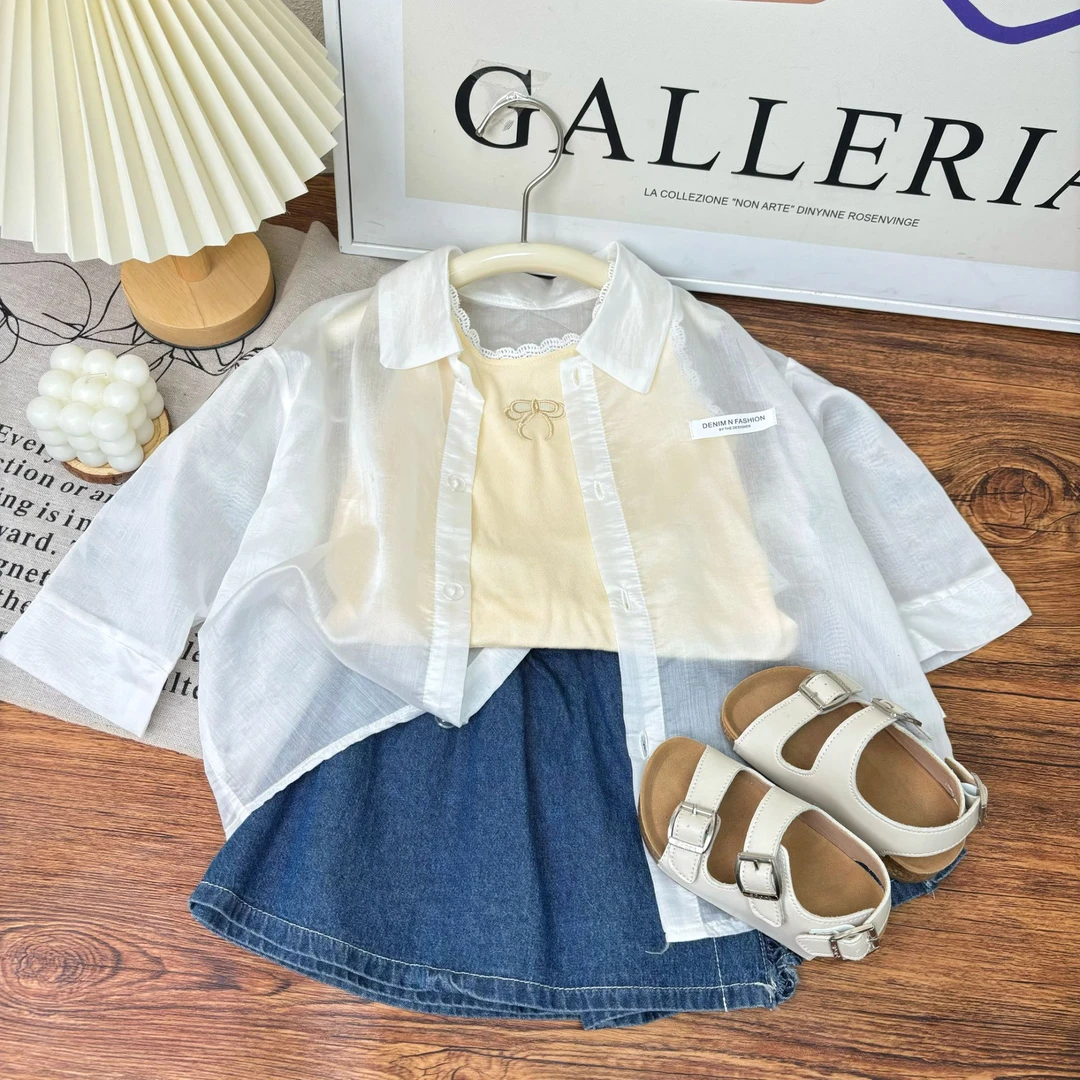 女宝宝防晒服夏季开衫小童外套韩版防晒透气空调衫SJ-R-B100