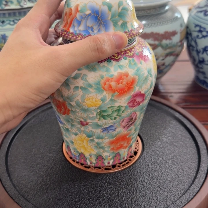 一级陶瓷类茶叶罐高端款家用茶叶罐