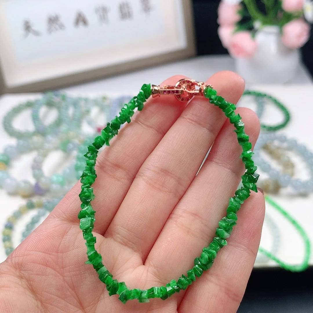 翡翠未镶嵌手链手链