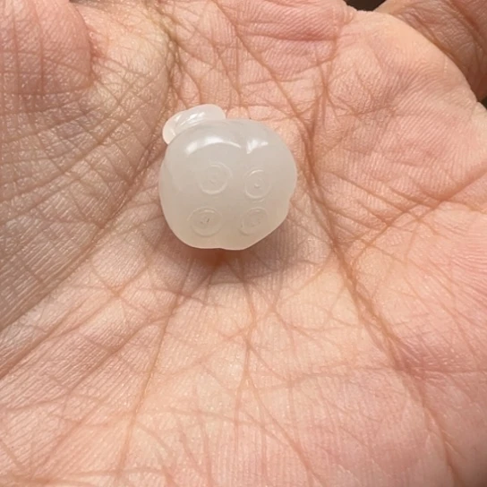 和田玉颈饰未镶嵌喜*莲蓬