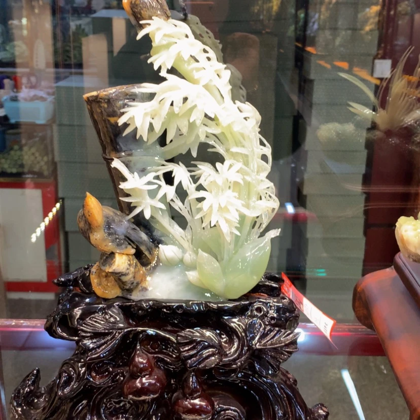 【闪购商品】蛇纹石玉摆件未镶嵌