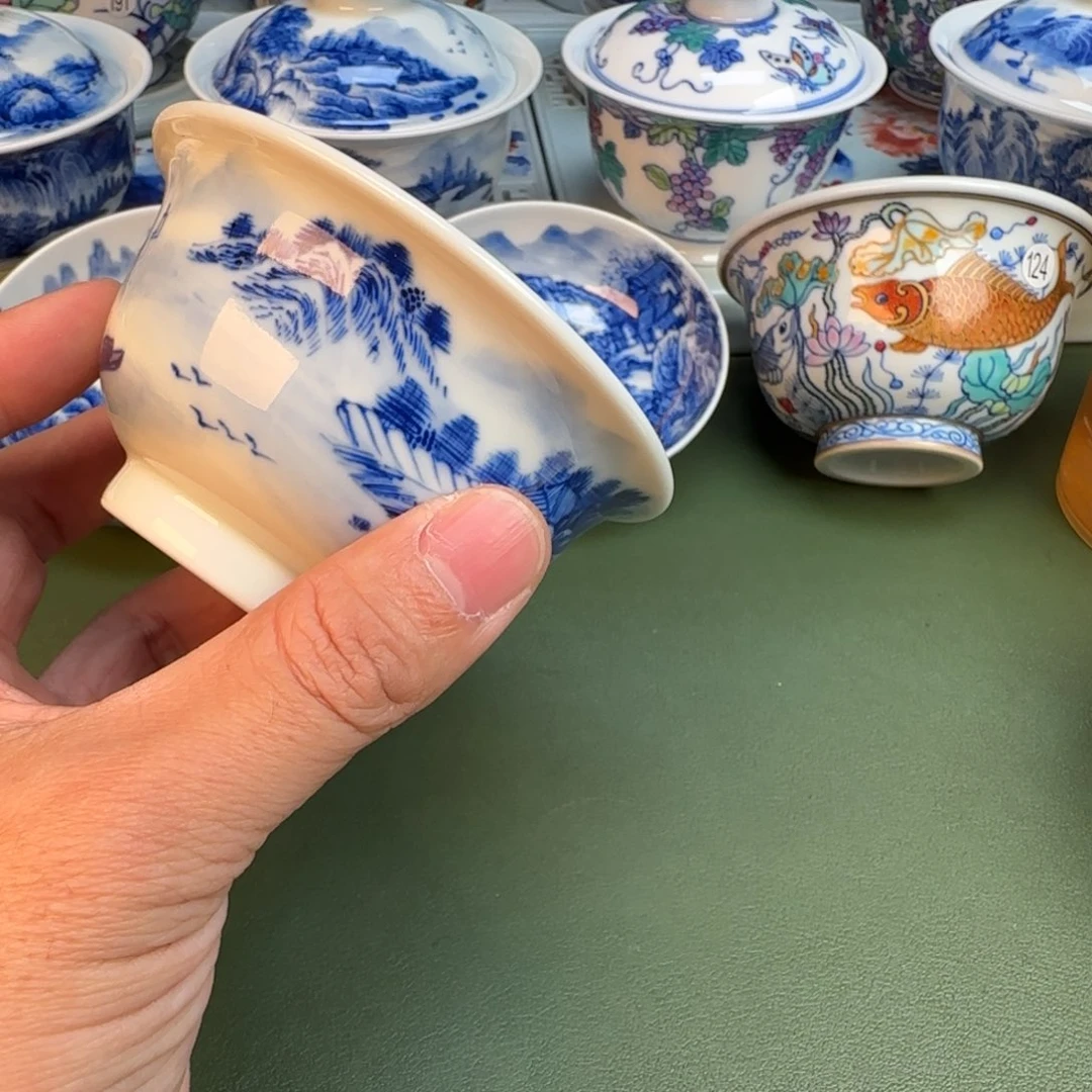 陶纯手工纯手绘茶具304