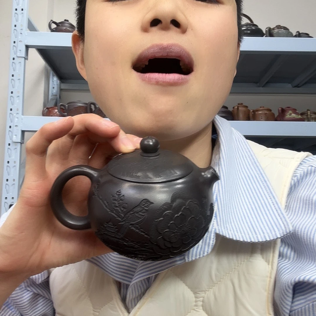 茶壶紫砂民间手艺人全手工制作