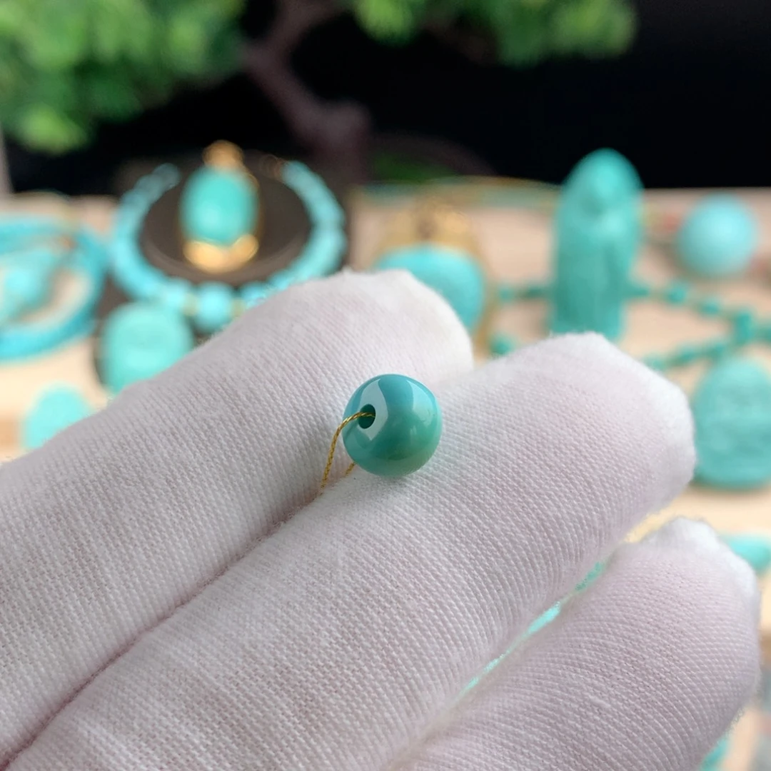 绿松石配珠卡8.5未镶嵌