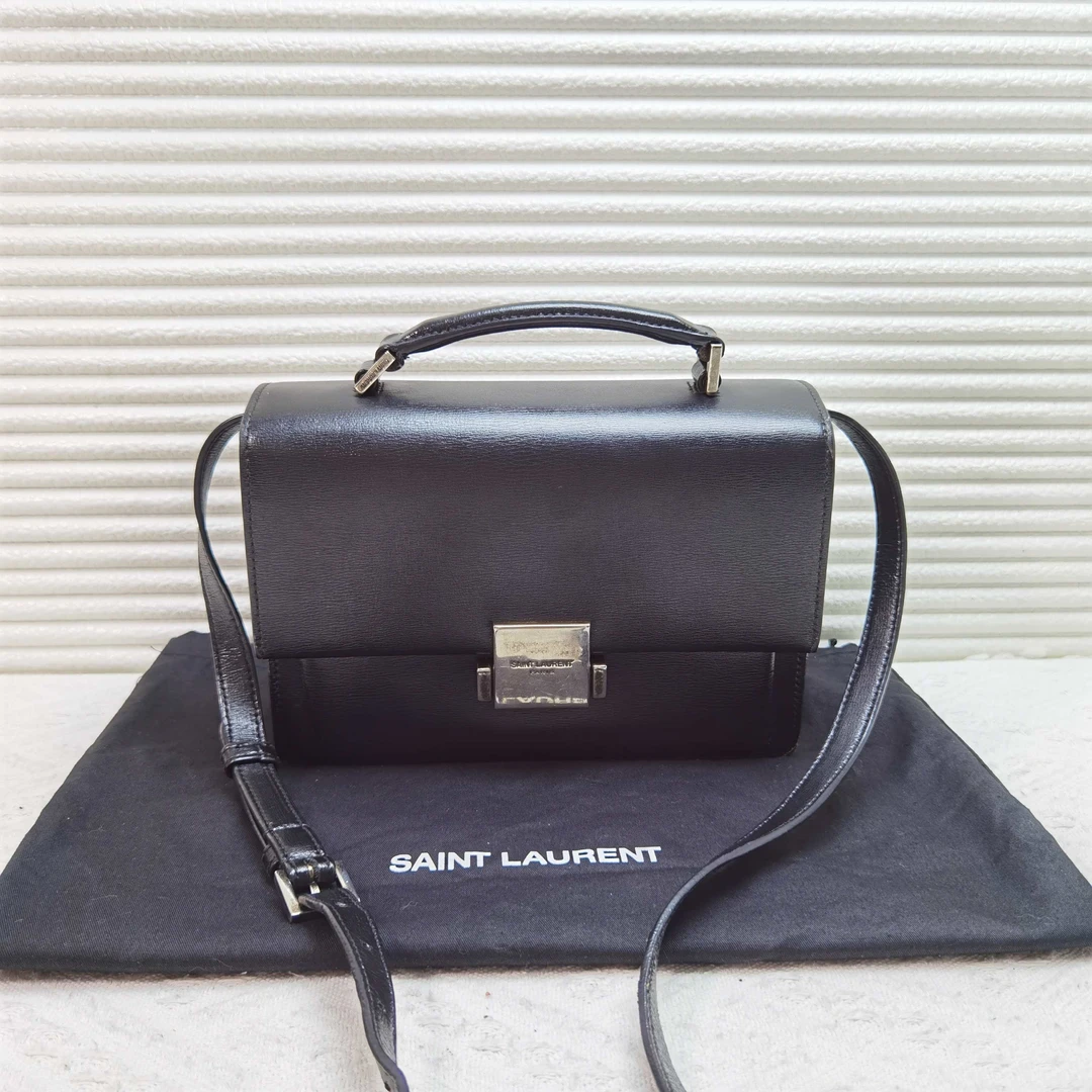 95新 YSL/圣罗兰 YSL圣罗兰 BELLECHASSE 邮差包斜挎包