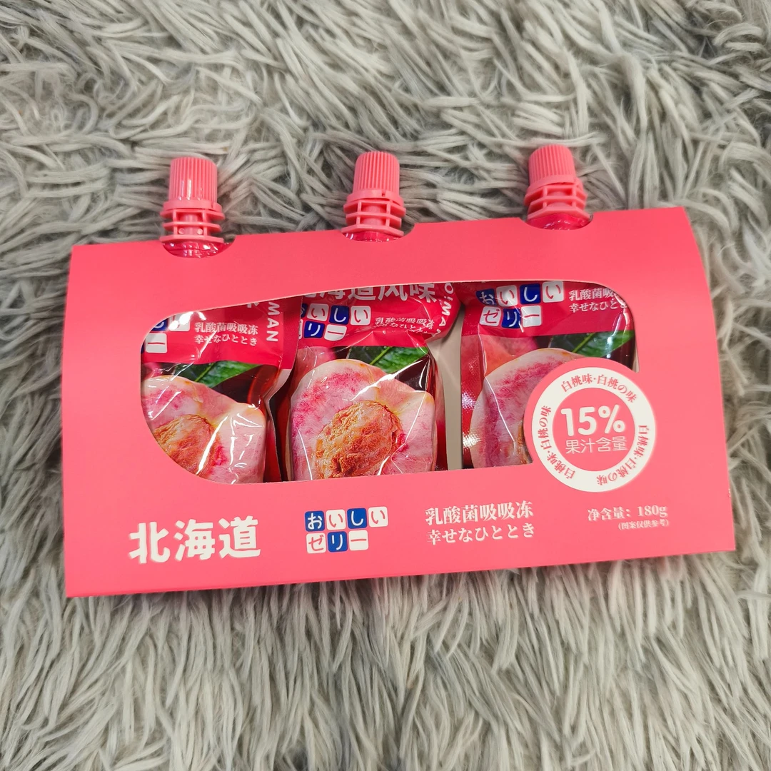 港式风味乳酸菌吸吸冻（白桃味）