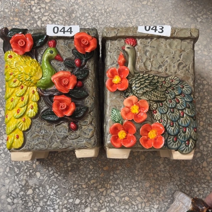 紫砂花盆粗陶材质多肉花盆