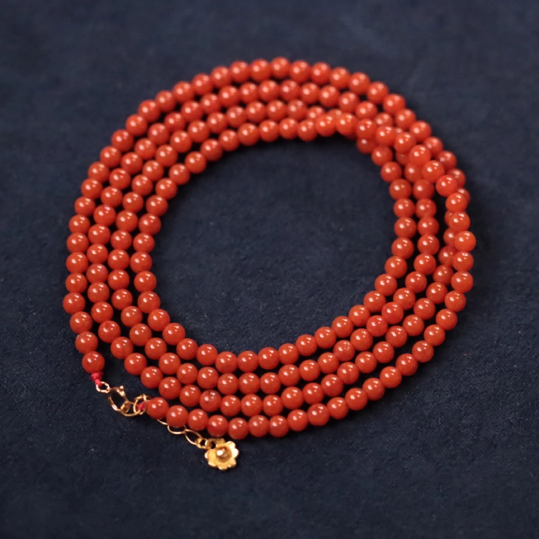 南红玛瑙3mm+多圈-299