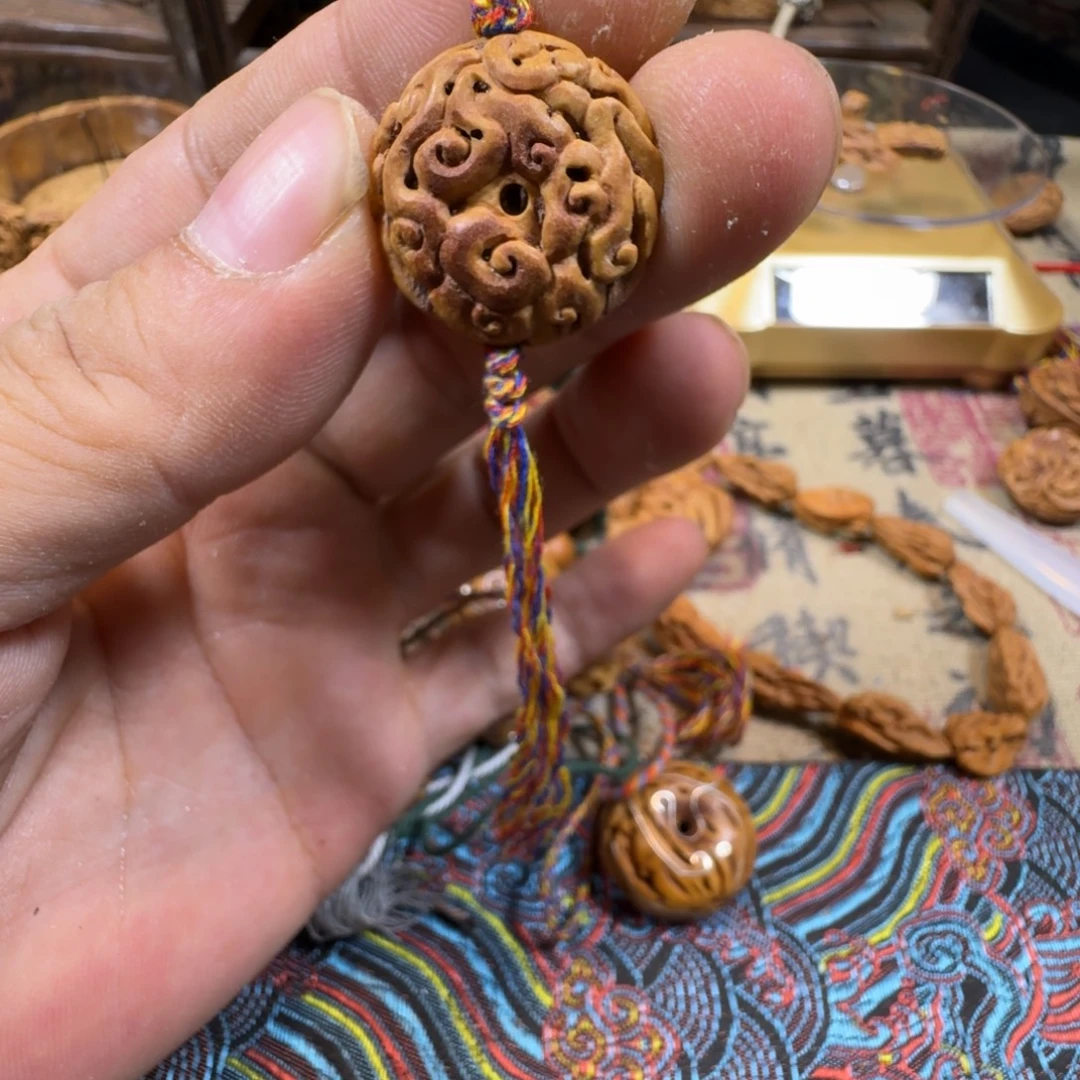 核桃手串/手链平安扣云33