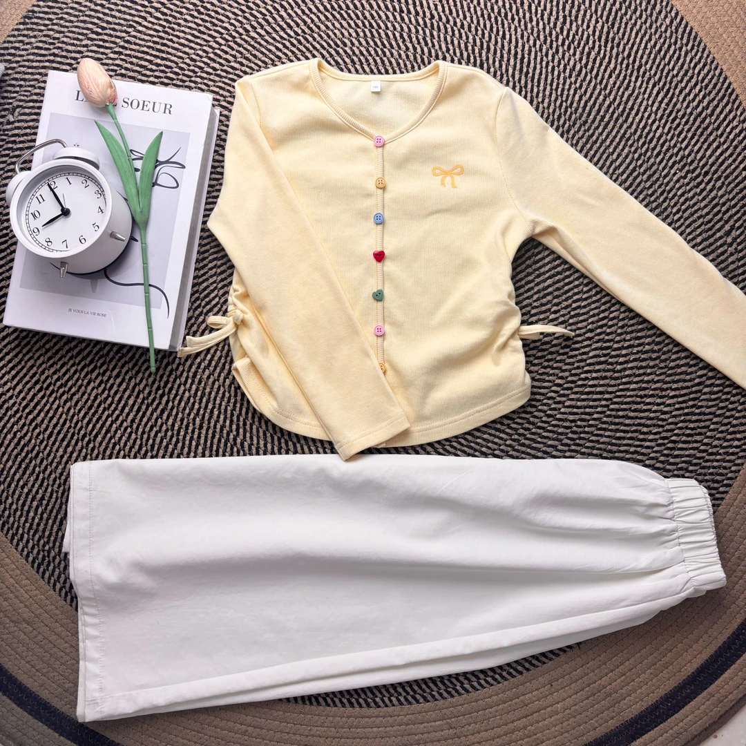 【童装】IEF/爱依服秋冬季女孩子俏皮少女感甜美风亲子装针织套装