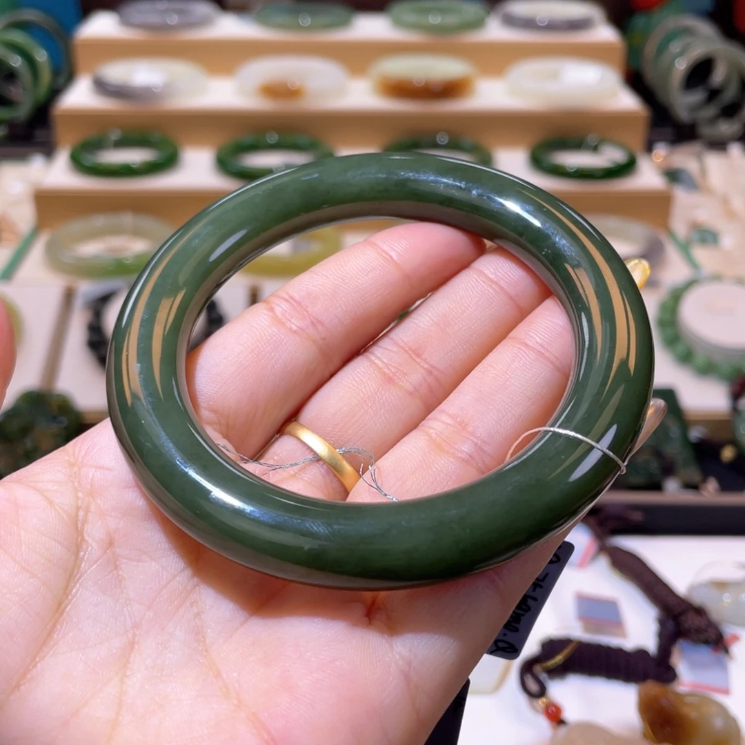 和田玉高品手镯61、62未镶嵌