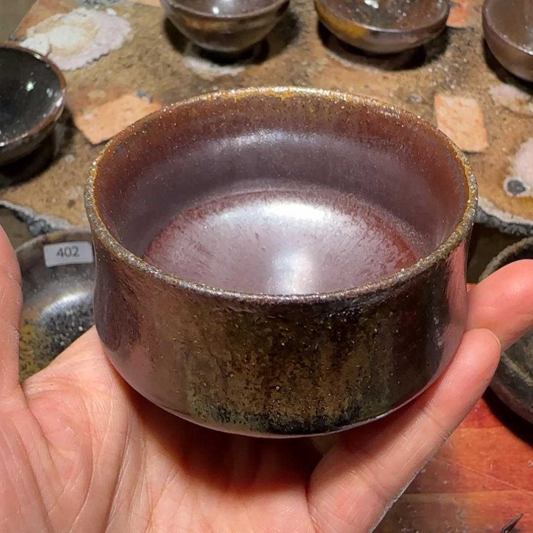 柴烧建盏茶盏茶杯620