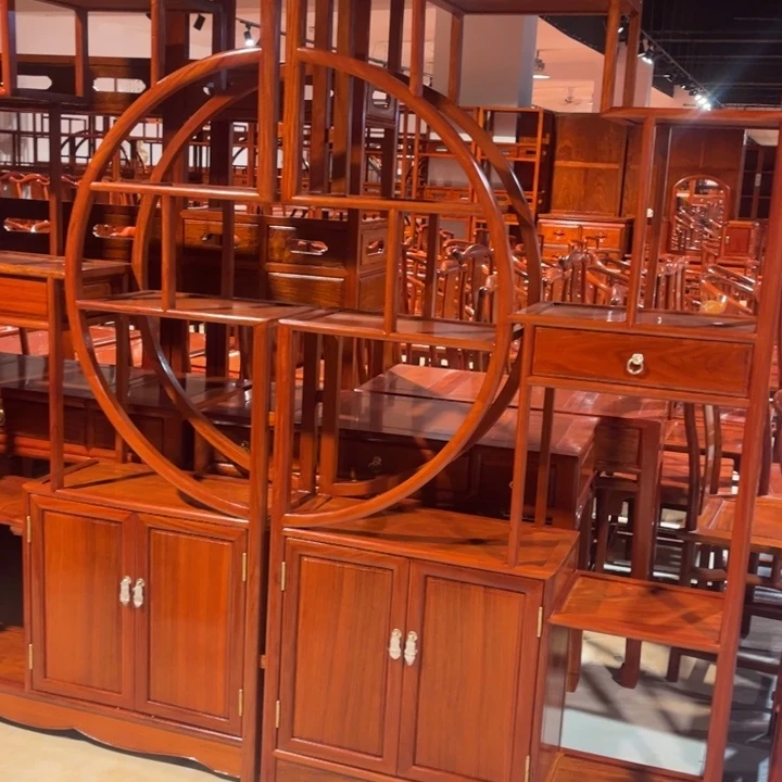 普***！紫檀木类成套家具1