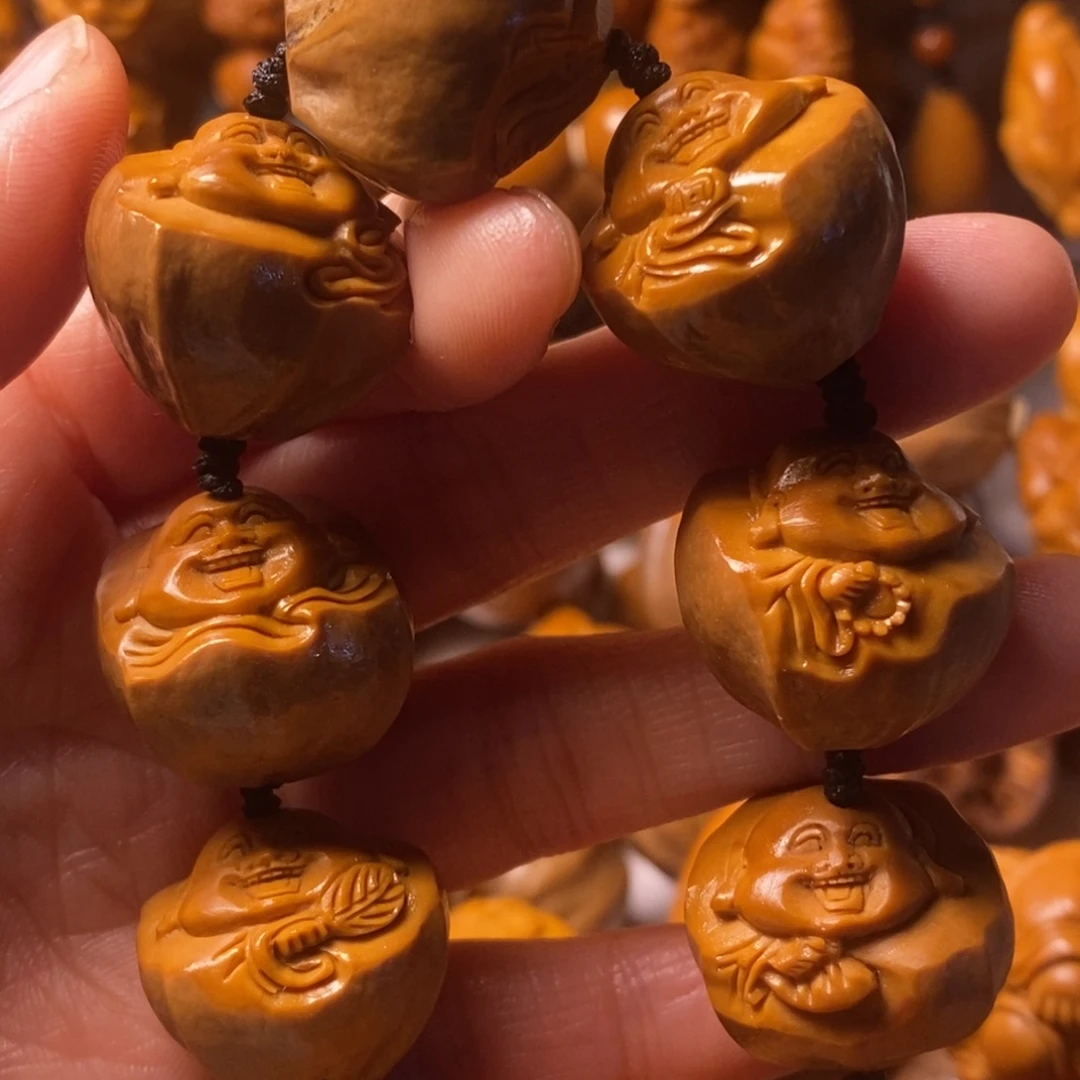 橄榄核手串/手链鲨鱼背弥勒