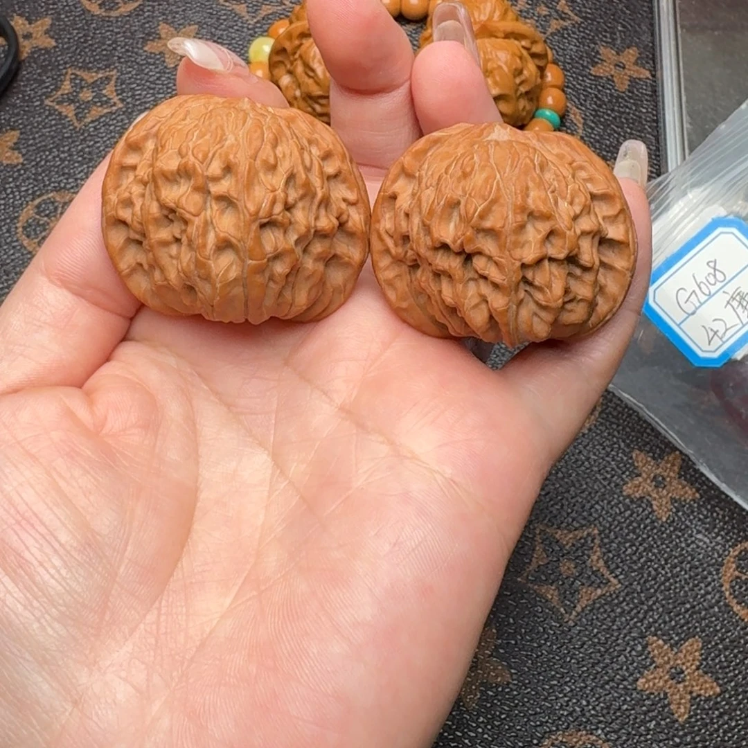 文玩核桃把件42磨G608