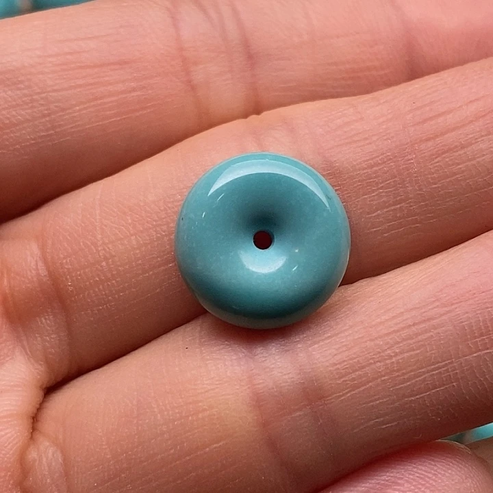 绿松石未镶嵌原矿高瓷无优化绿松石