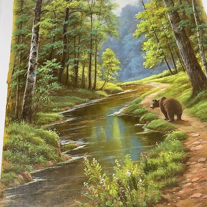 油画好仔仔细细一直影子