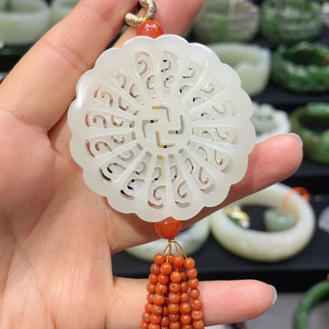 吊坠(不含链)未镶嵌和田玉