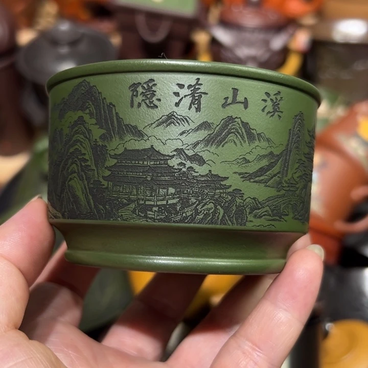 茶杯紫砂宜兴紫砂主人杯