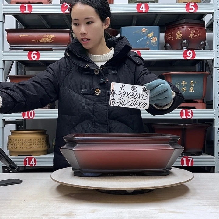 紫砂花盆紫砂花盆