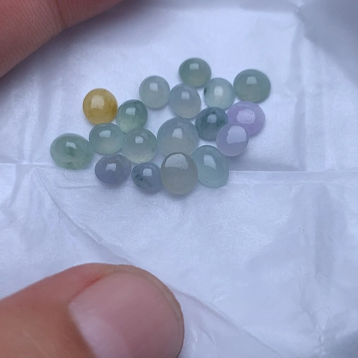 定制翡翠未镶嵌戒指