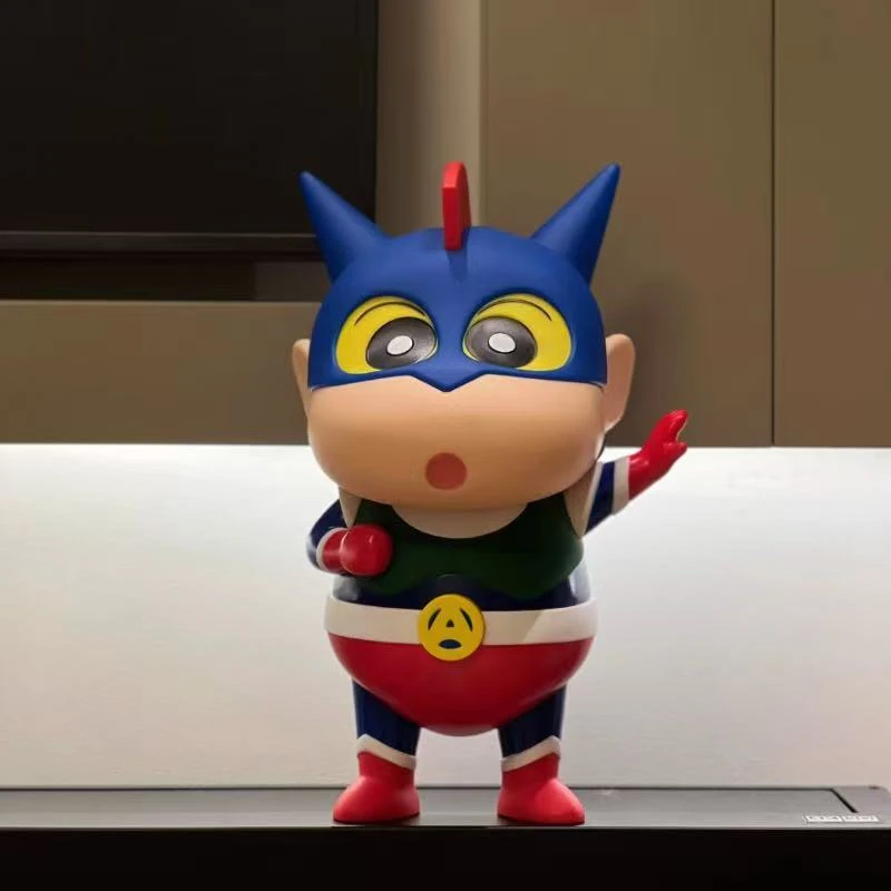 动感超人蜡笔小新新之助野原中号23cm小新生日礼物礼盒装手办动漫