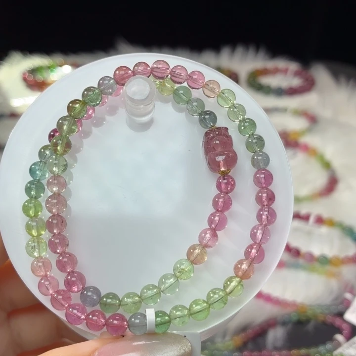 未镶嵌手链碧玺5.3mm±