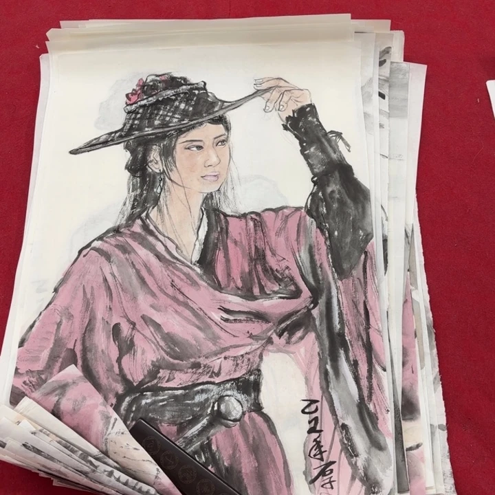 国画花鸟等图案和造型各