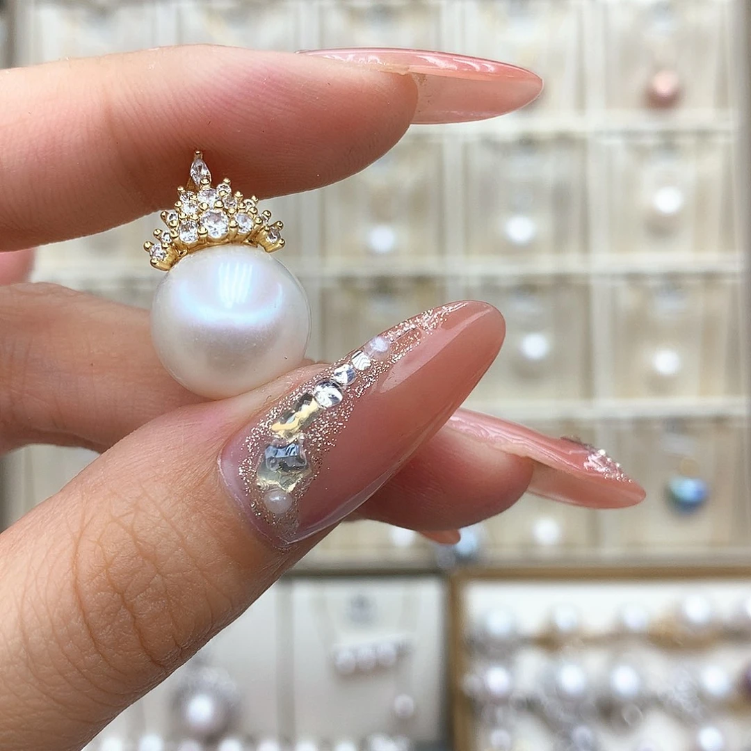 淡水珍珠合金吊坠(赠链)