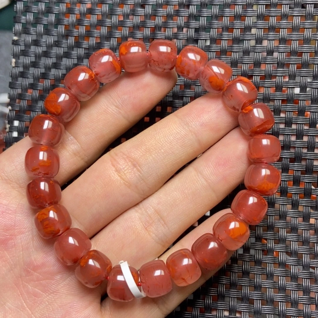 只***果未镶嵌手串南红玛瑙10mm