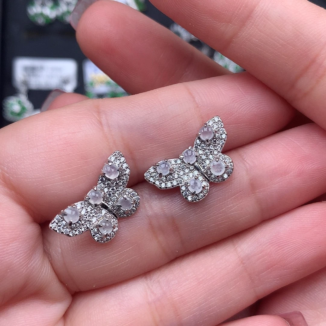 翡翠银S925镶嵌颈饰