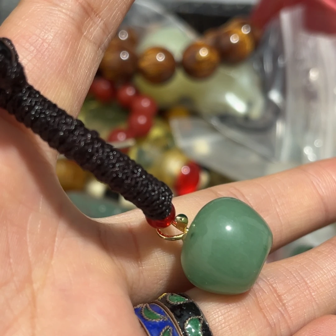 风***虹查罗石合金颈饰摆件一件拍一