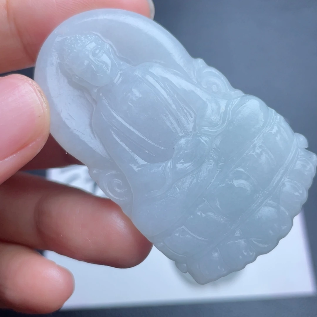 知***一定制翡翠未镶嵌翡翠吊坠