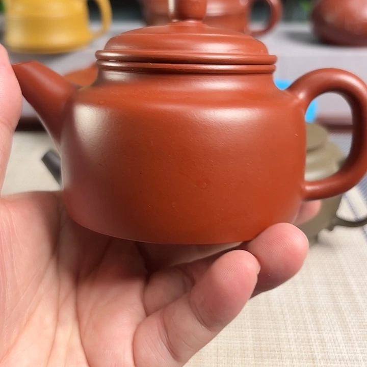钓***人茶壶紫砂宜兴原矿手工紫砂壶