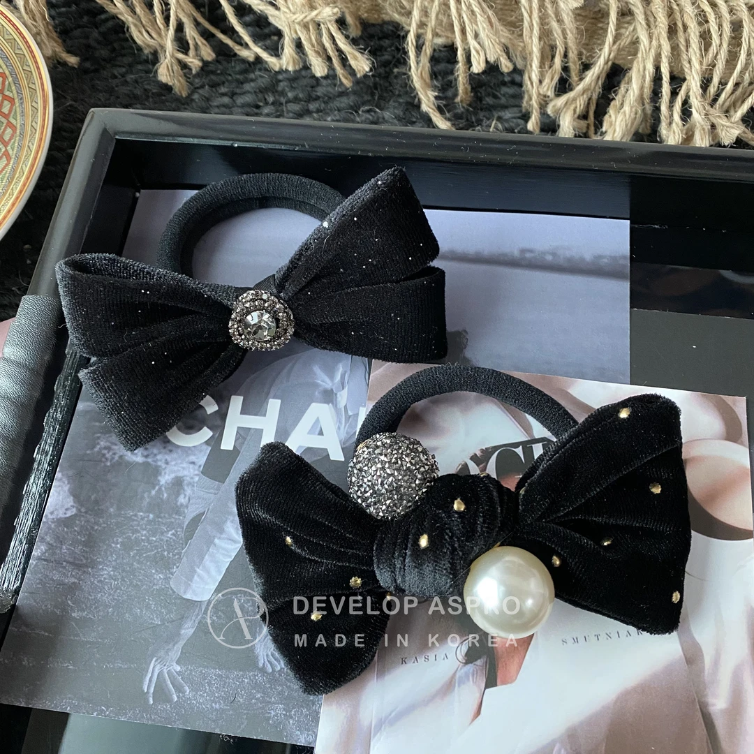 【现货】韩国新款上新正品爆款减龄洋气蝴蝶结发圈FS103