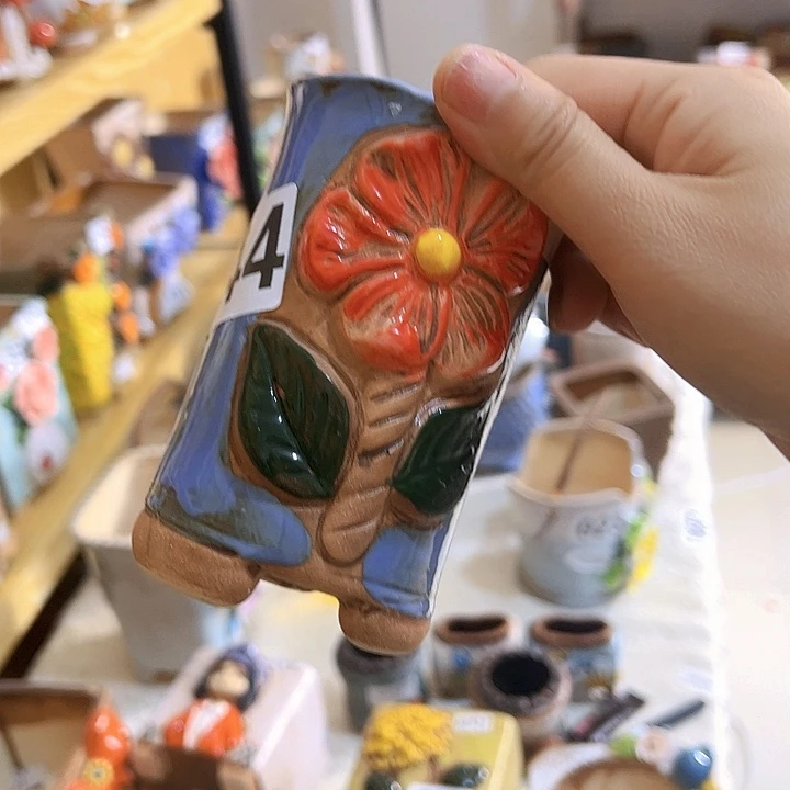 陶瓷多肉花盆满15包邮